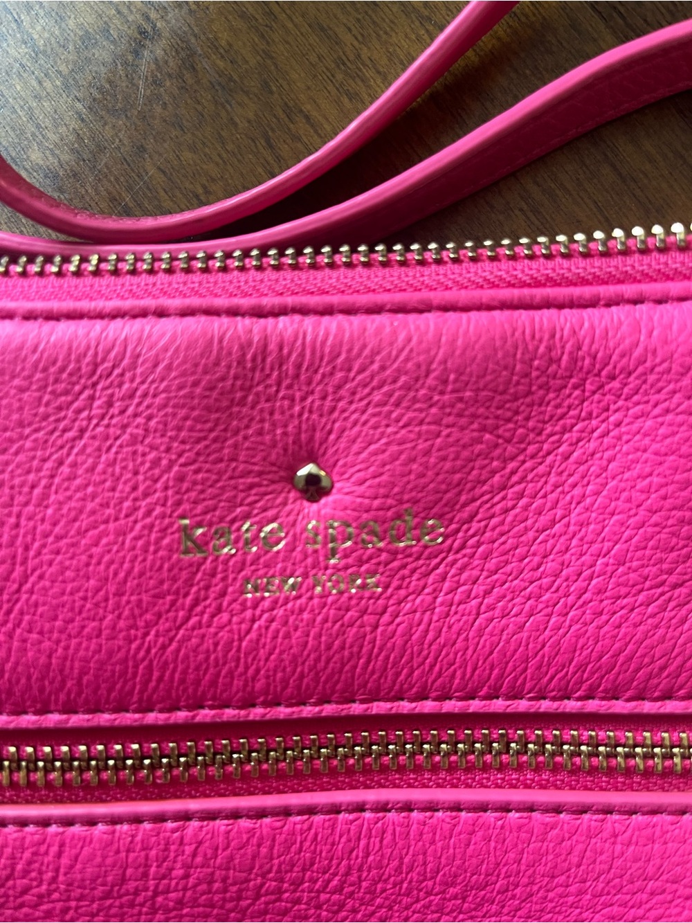 kate spade Bright Pink Leather Crossbody Bag - Picture 2 of 13